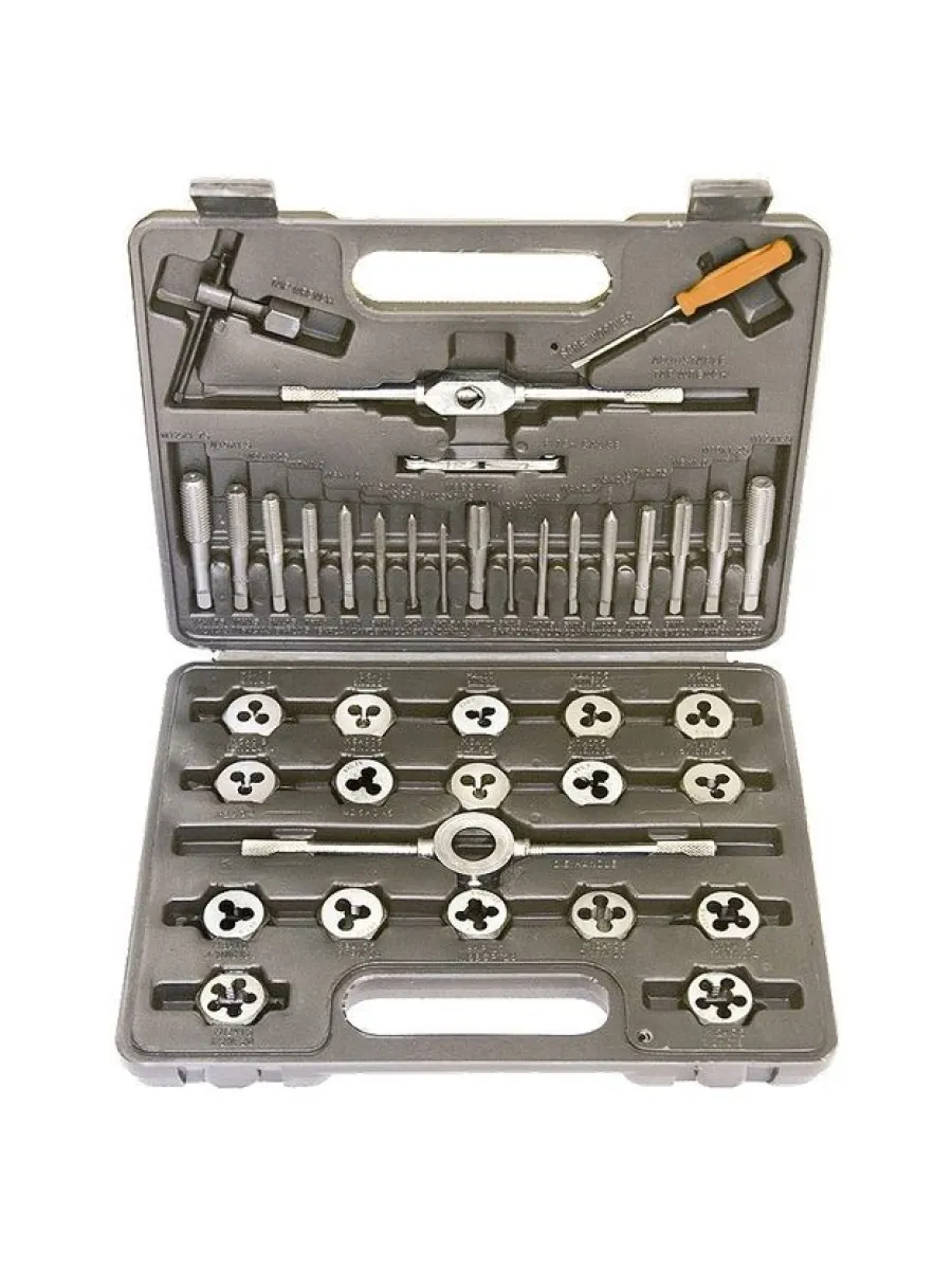 Набор метчиков и плашек М3-М12, 40 предметов SPARTA 