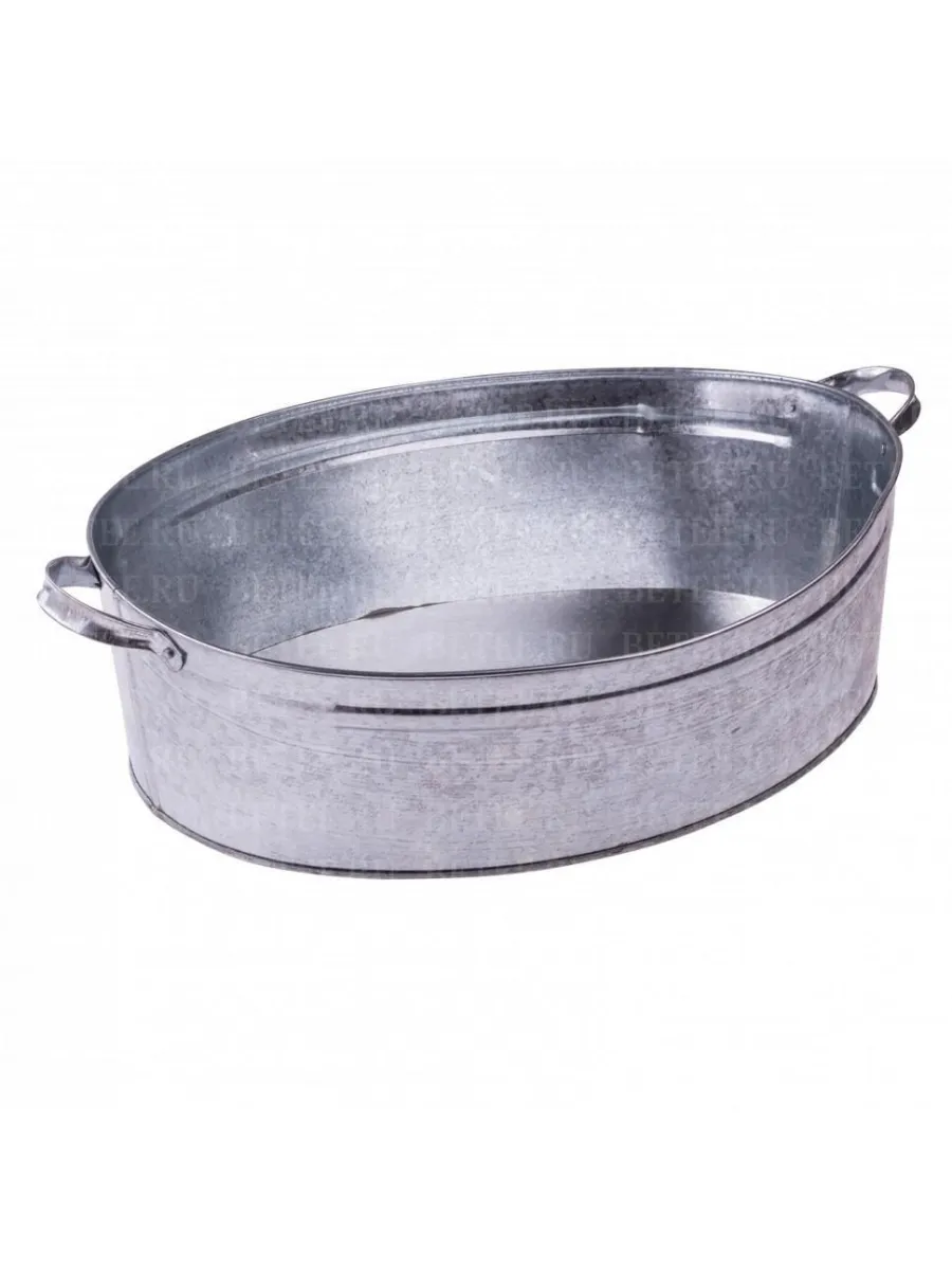 Таз овальный 23 л оцинкованный
