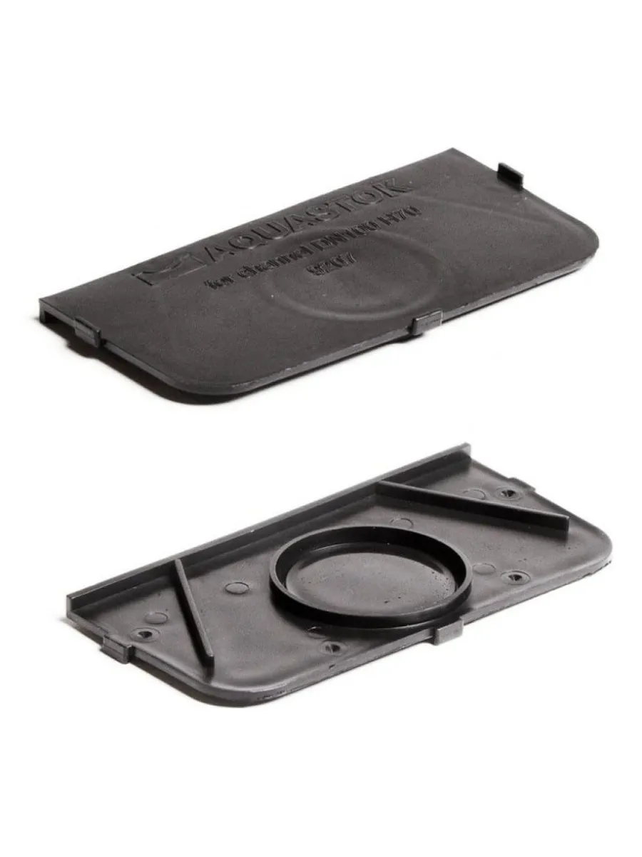 Заглушка торцевая пластиковая для DN100 H55-Н70 Аквасток