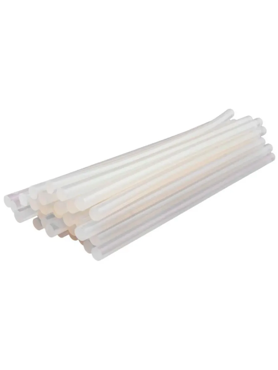 Стержни клеевые 11x200 мм, прозрачные, упаковка 6шт.