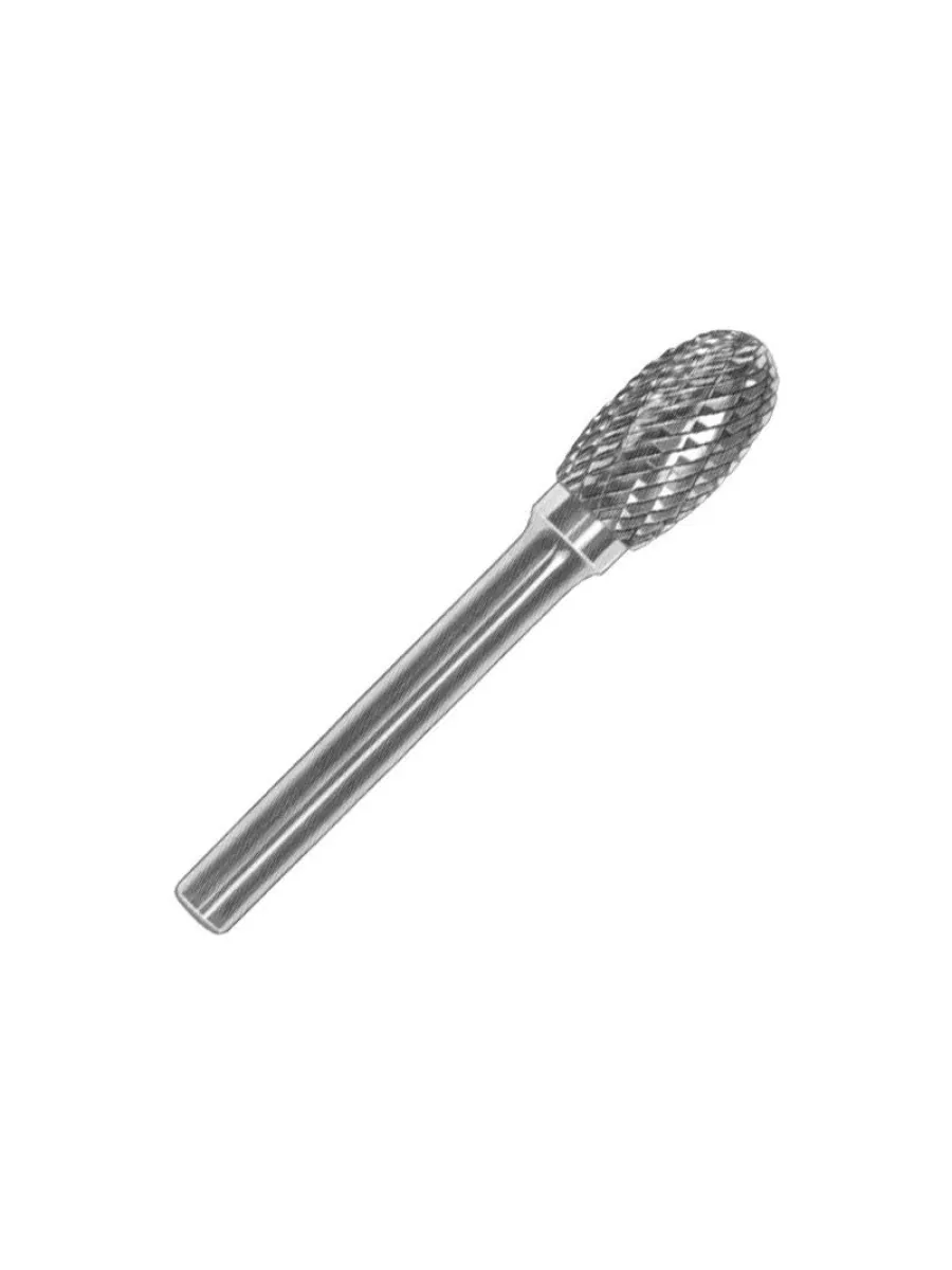 Борфреза (шарошка) по металлу форма Е  овальная 10мм