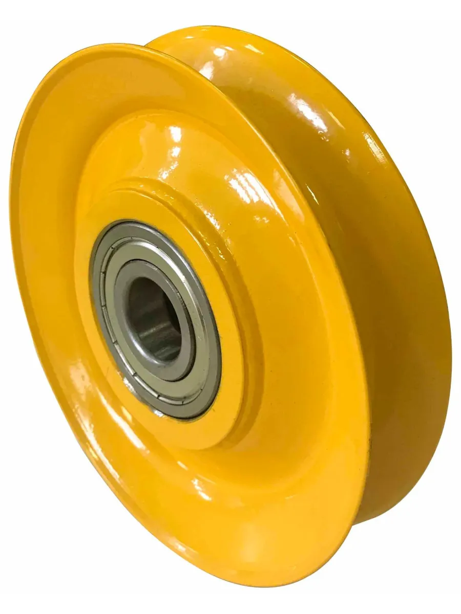 Ролик 140 мм, трос 4,5-5,6 мм, г/п 1,0 тн с подшипником