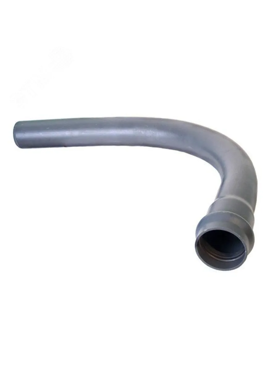 Отвод для напорной трубы НПВХ 110х90º  PN10 SDR26 раструб-гладкий конец Хемкор
