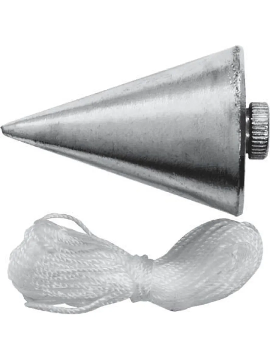 Отвес 100 гр, конусный шнур, 5 м