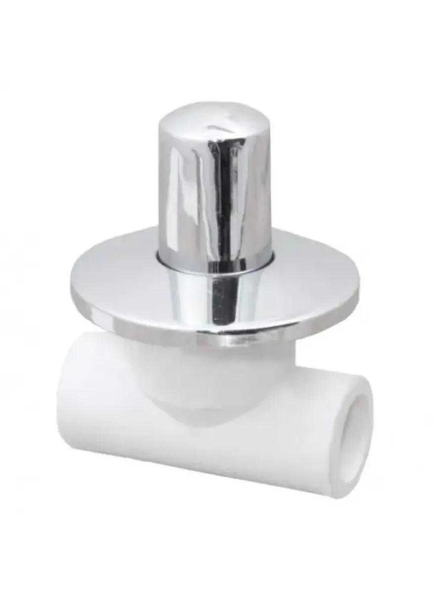 Вентиль ППР с хромированной ручкой 32 (1 1/4")