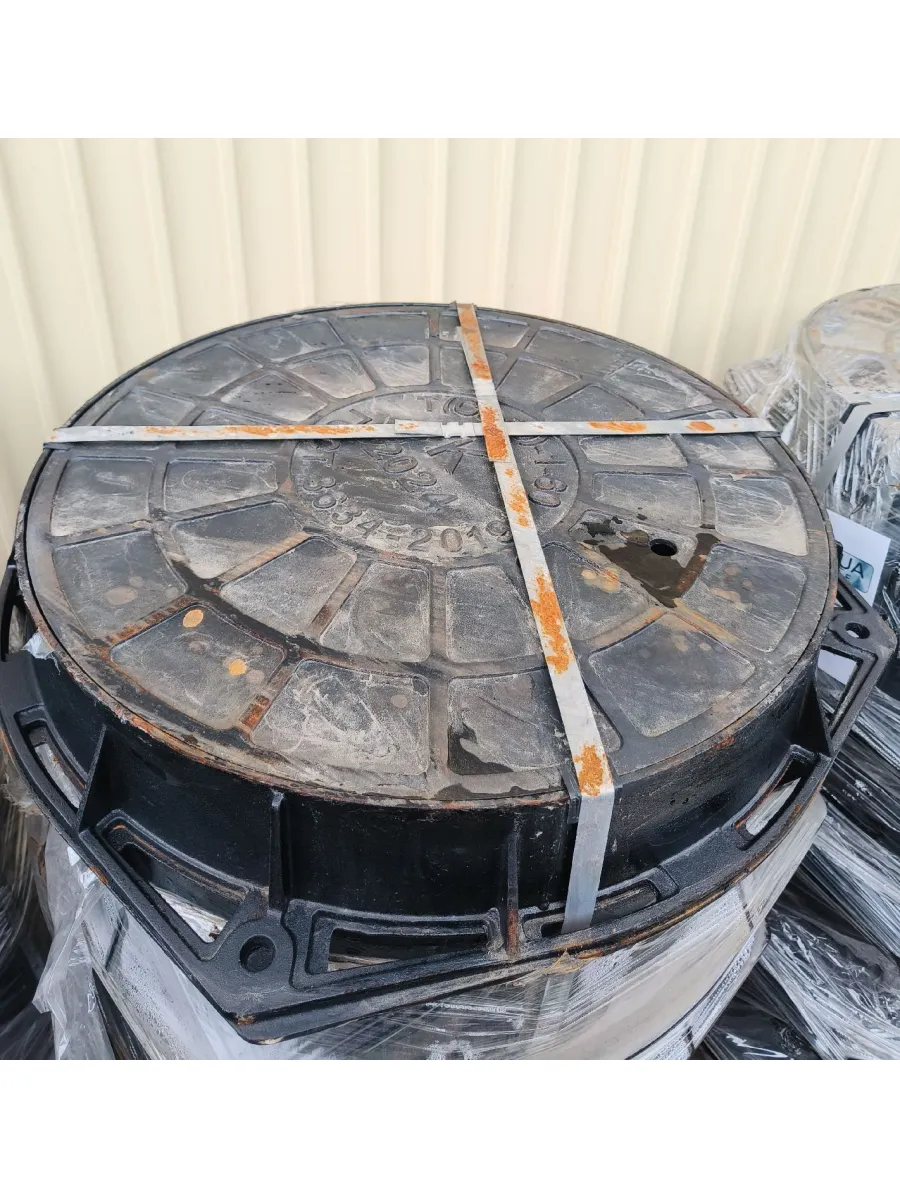 Люк канализационный чугунный тяжелый 25,0 тн Т (С250) К-1-60 без замка С ЛОГОТИПОМ ПОД ЗАКАЗ