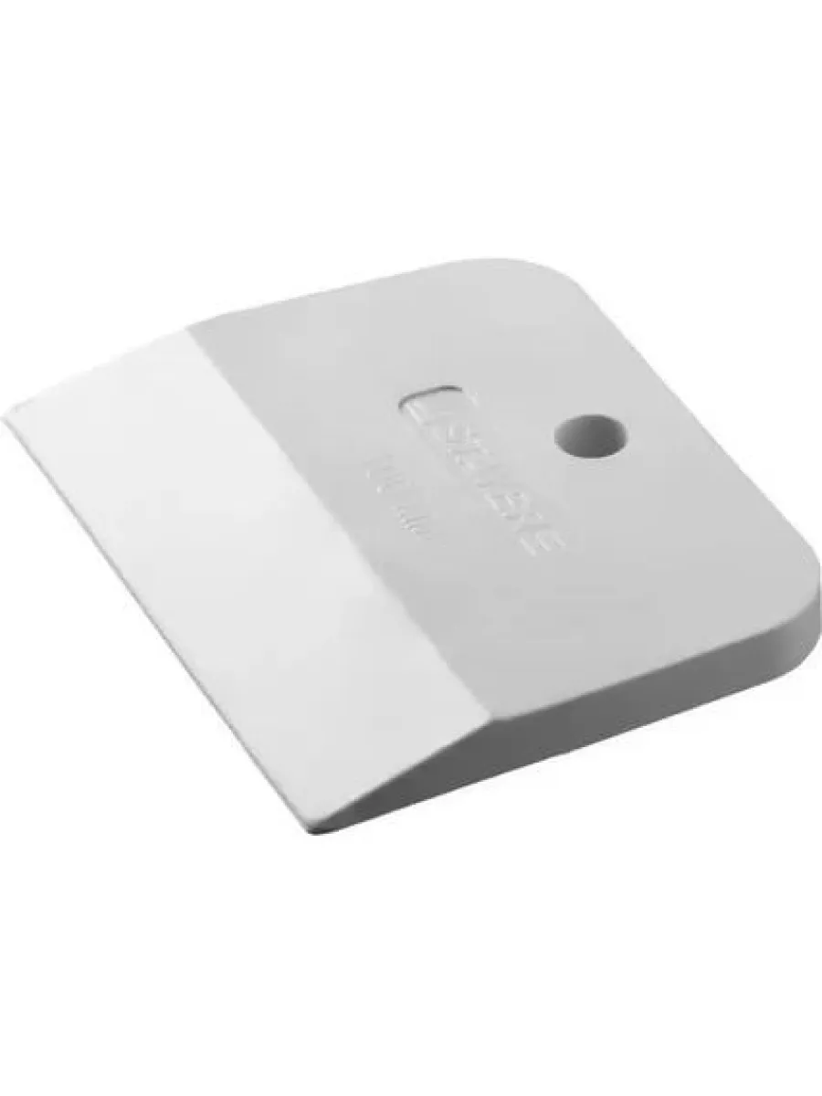 Шпатель резиновый 150мм белый/черный