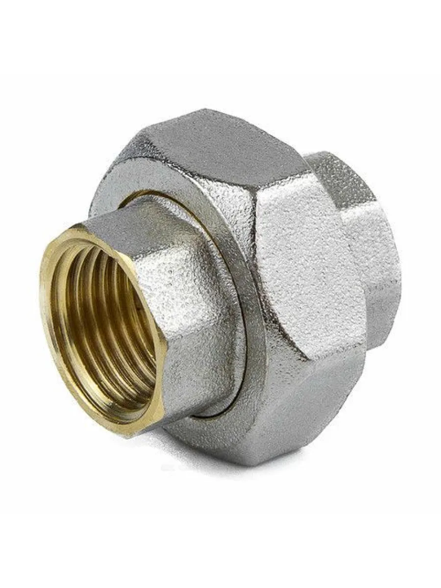 Соединение прямое никелированное 50 г/г (2") AQUA LIFE