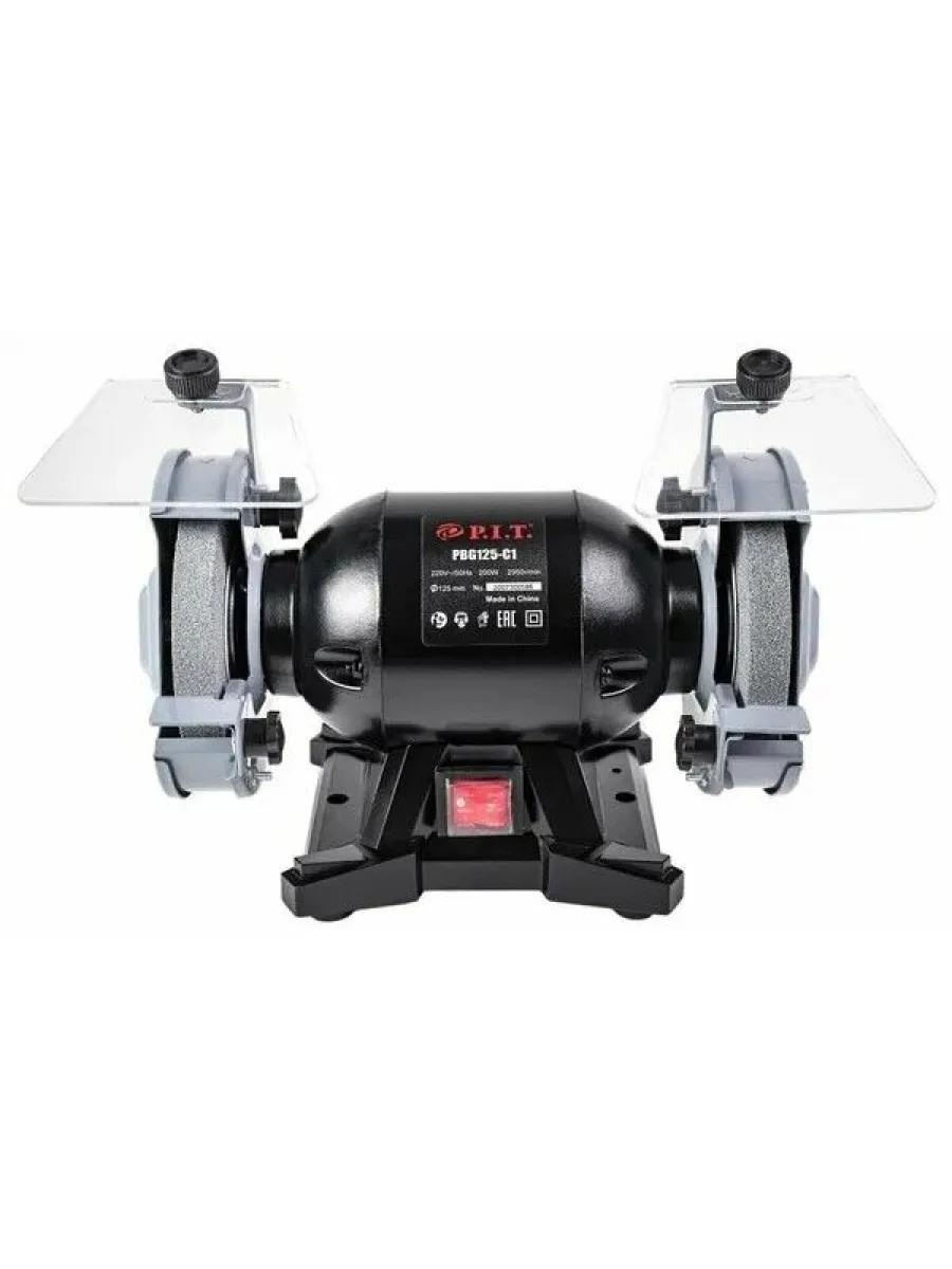 Станок точильный P.I.T. PBG125-C1, 200Вт, диам. диска 125 мм