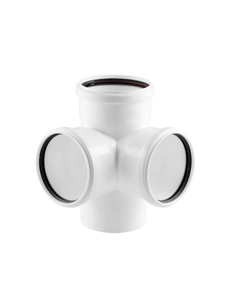 Крестовина малошумная двухплоскостная 110х110х110х87º