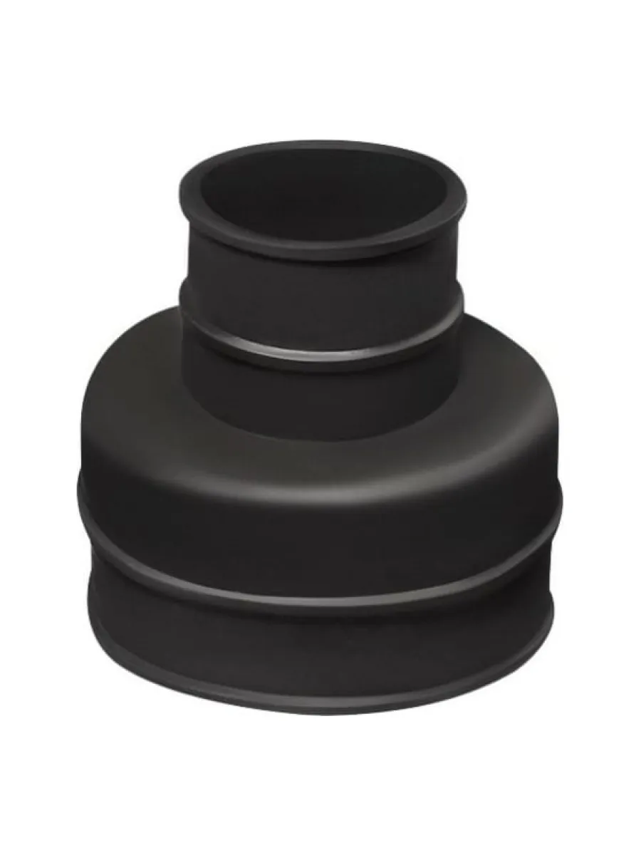 Манжета ступенчатая черная 40х70