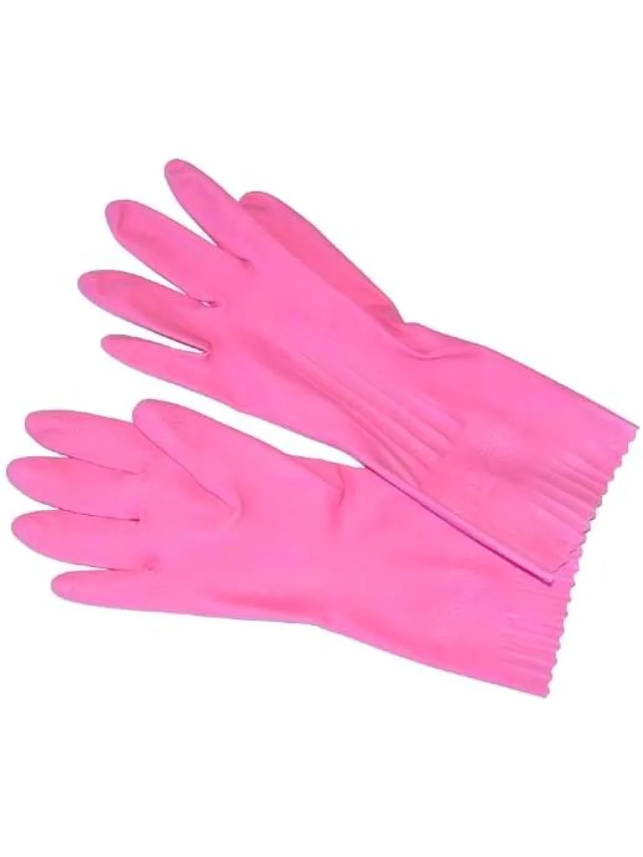 Перчатки хозяйственные латексные L