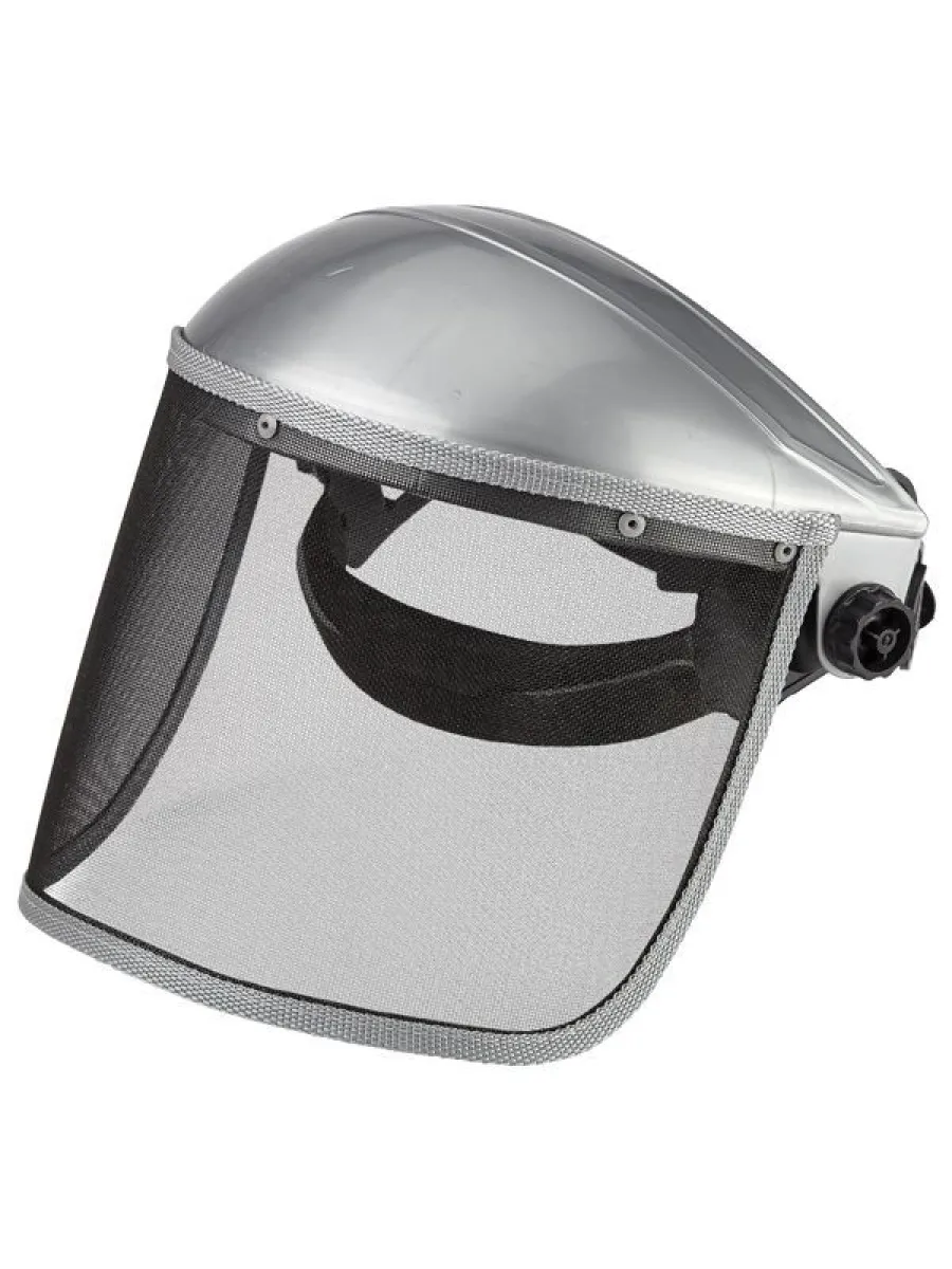 Щиток защитный металлическая сетка,храповик, несъемный экран