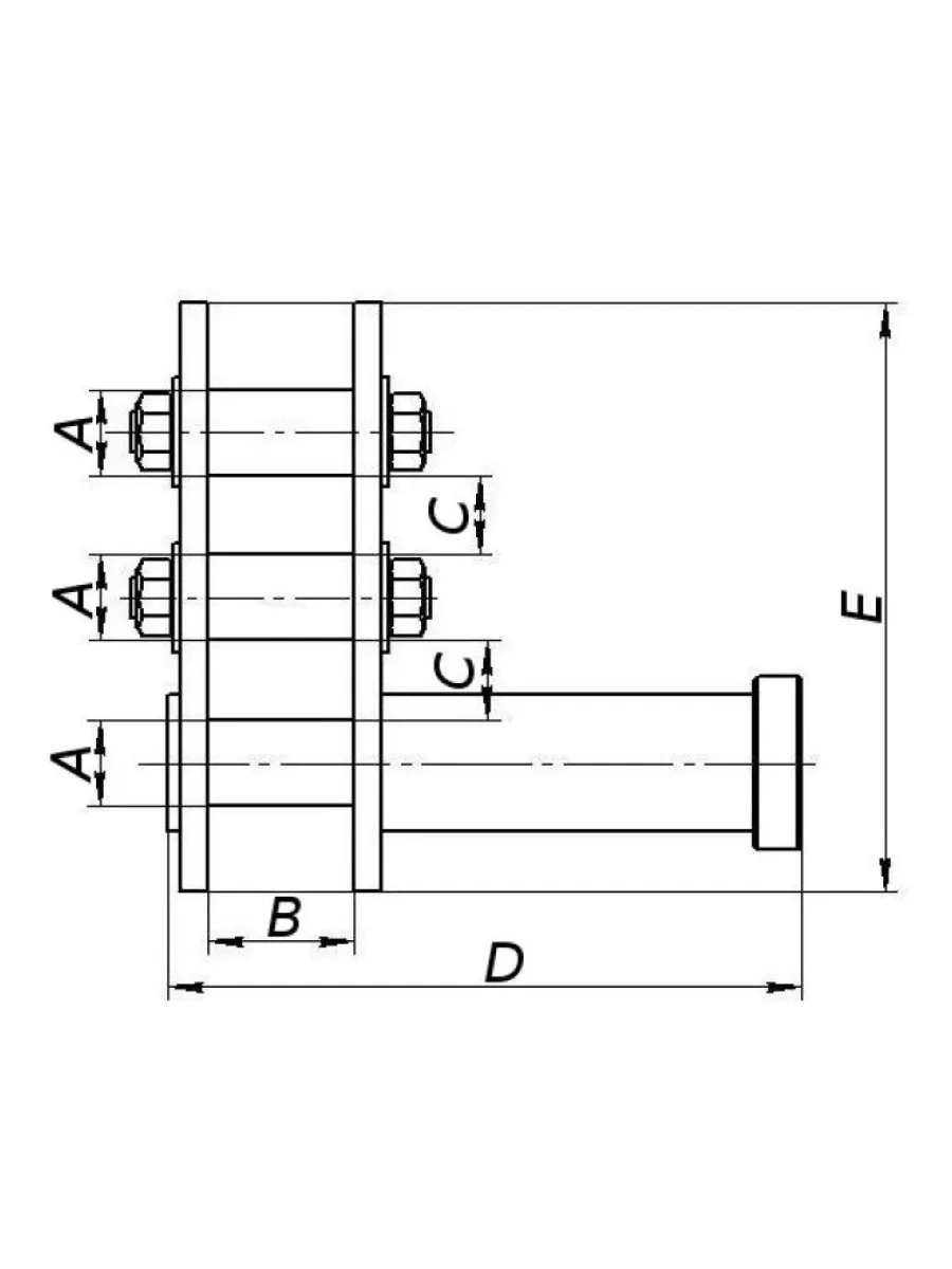 Захват замок Смаля  2,5тн ЗЗС-2,5