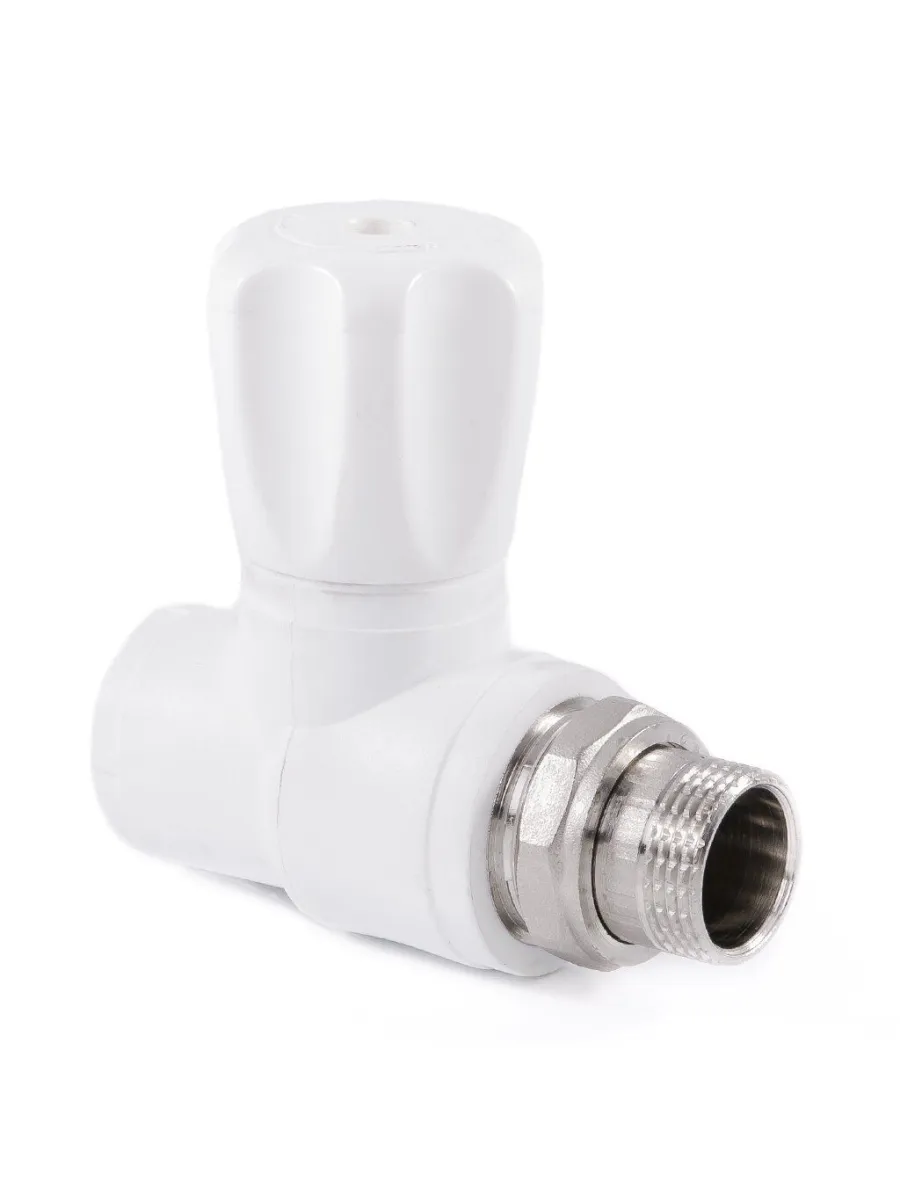 Вентиль ППР для радиатора 25х3/4", прямой