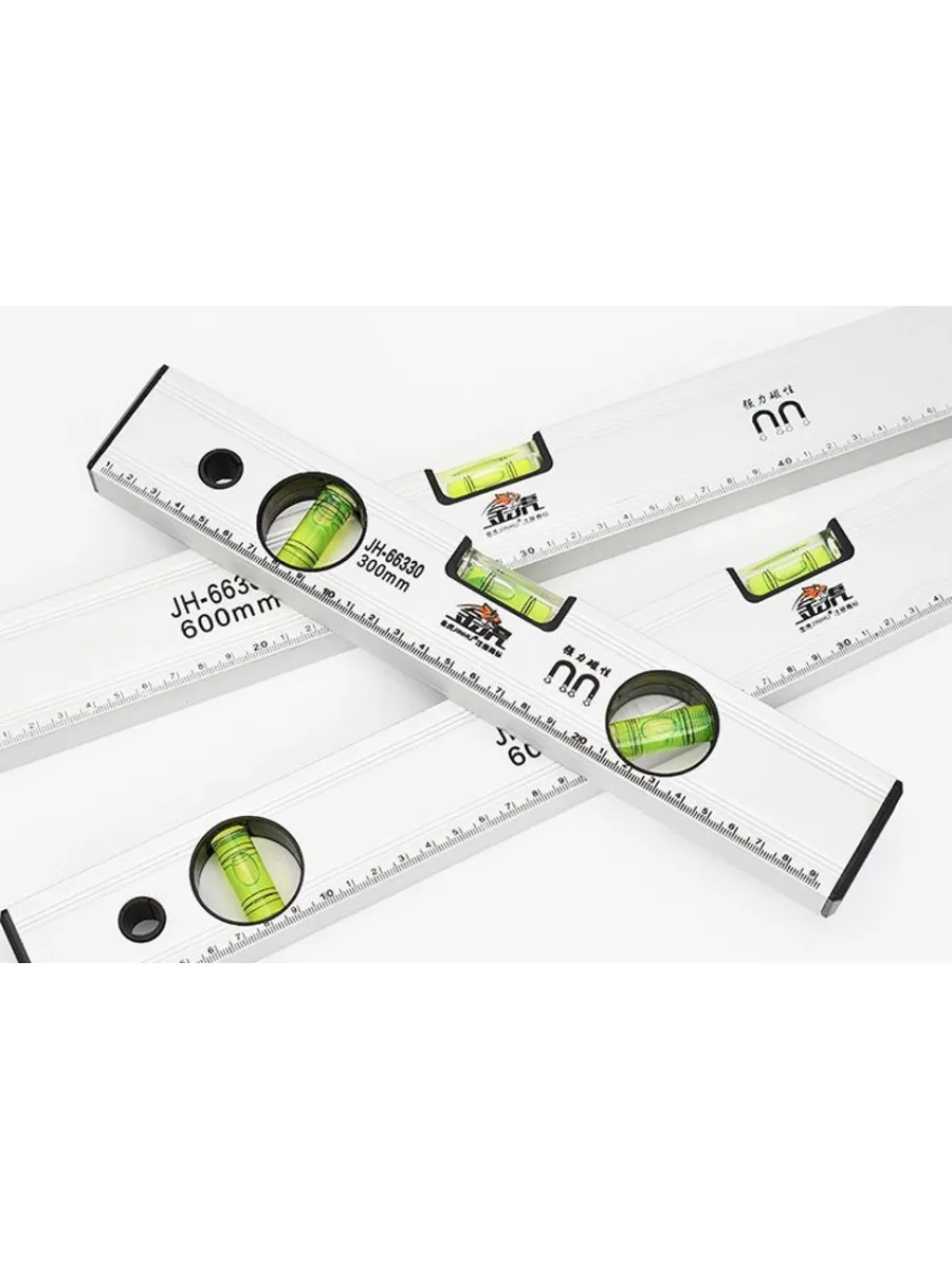 Уровень алюминиевый 1800 мм, 3 глазка (1 зеркальный), магнитный, фрезерованный, усиленный (LASTING TOOLS)