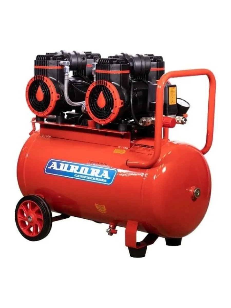 Компрессор Aurora PASSAT-40 BLACK, тип смазки безмасляный, 40л