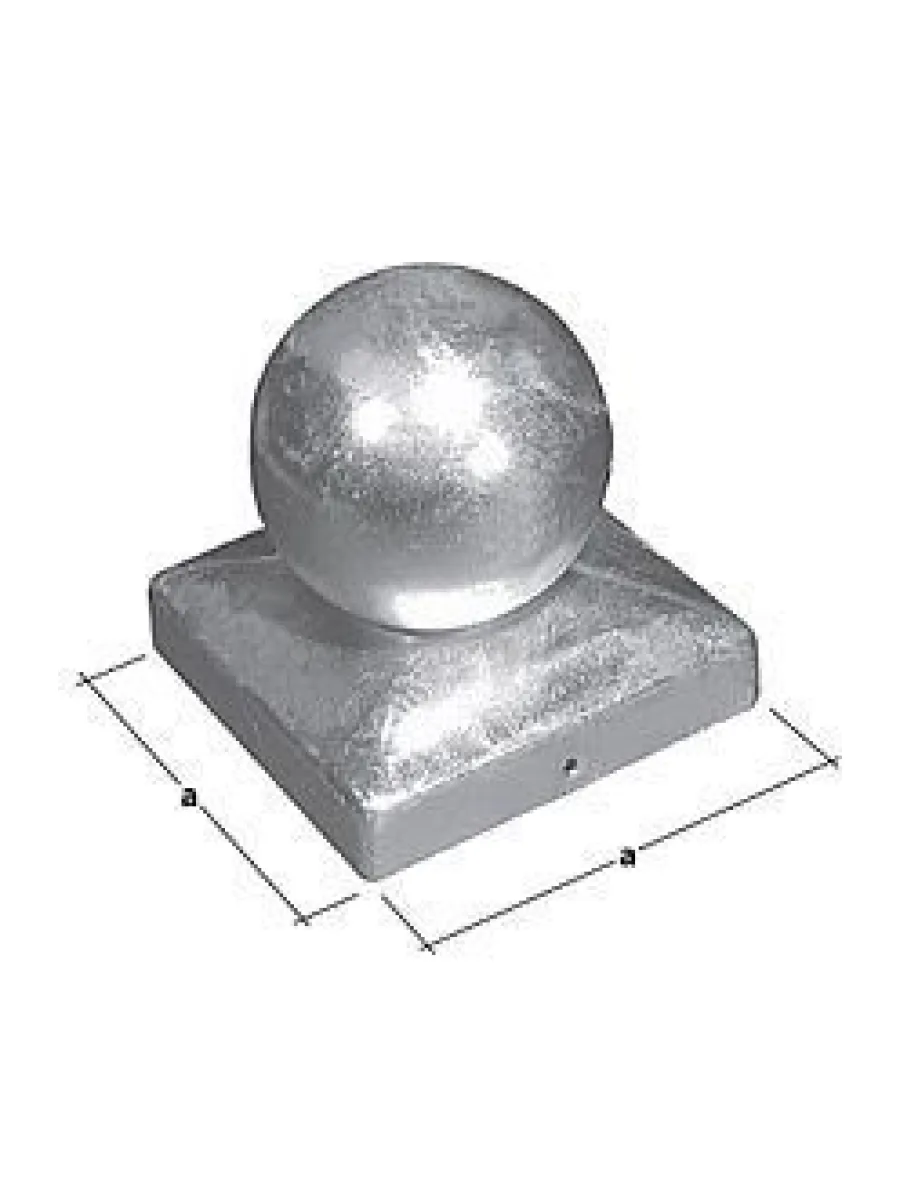 Колпак для столба с шариком/DKK 4997