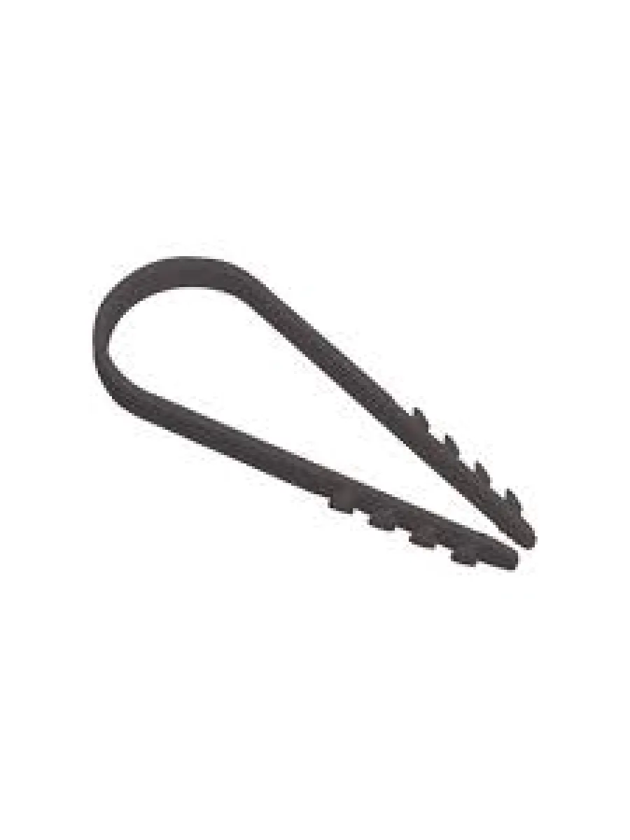 Дюбель-хомут (нейлон) ДХ 5-10 черный (упак. 100шт) POWER FASTEN