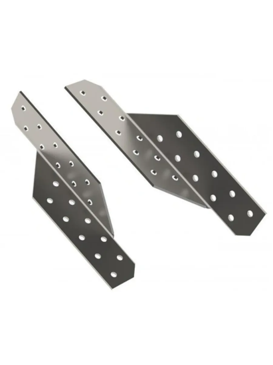 Держатель балки левый, оцинк. 170х40х40 (170х30х30)