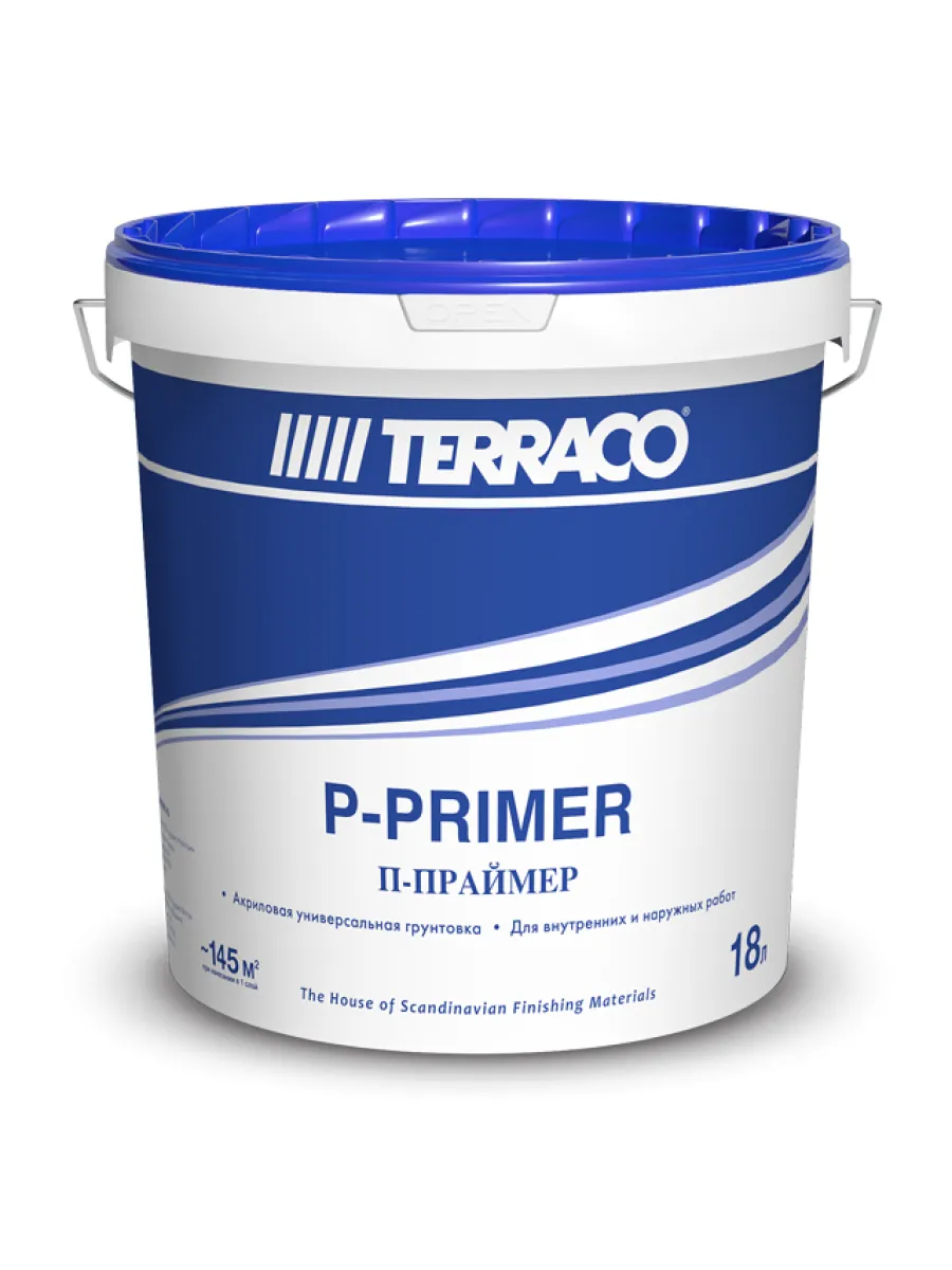 Грунтовка P-PRIMER проникающая на акриловой основе,  4л (t  хранения/перевозки  до +5 градусов)