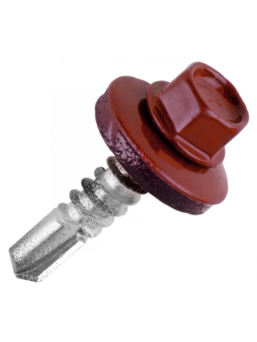 Саморезы ш/г 3005 кр. вино 4,8х25 (упаковка 700шт.) POWER FASTEN