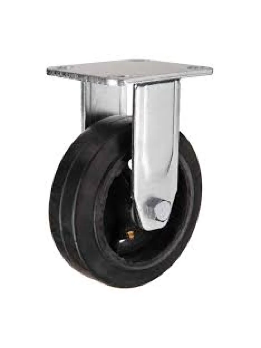 FCd (85) Колесная опора 250мм, большегрузная, обрезиненная, неповоротная  (грузопод.350кг)