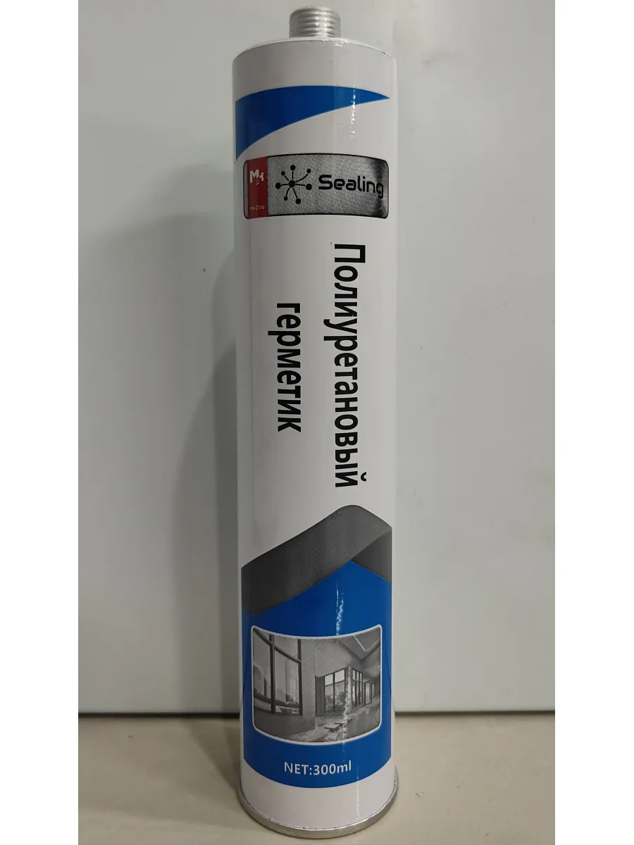 Герметик полиуретановый PU серый 300 мл SEALING