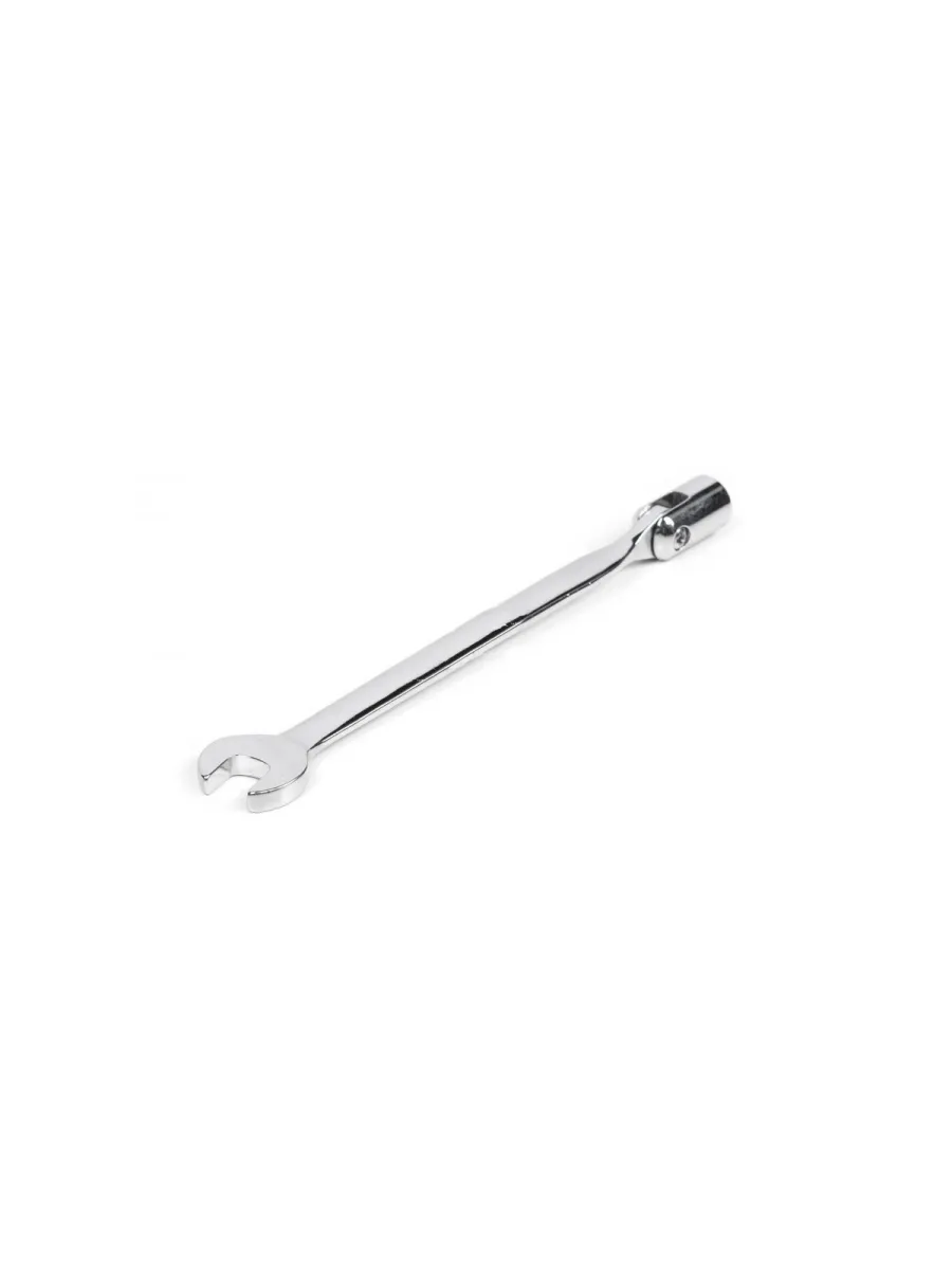 Ключ комбинированный торцевой шарнирный удлин. 17х17 хром HORTZ