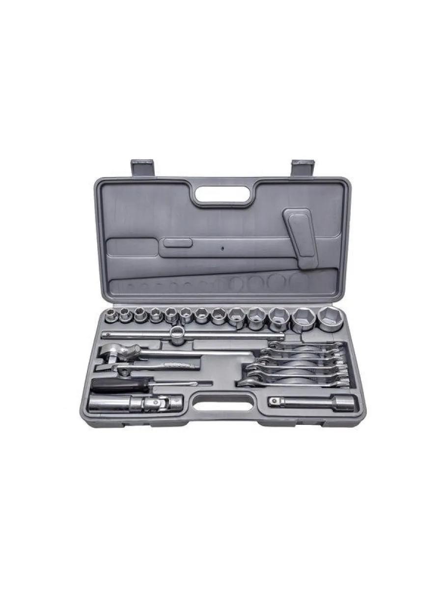 Набор инструментов, 1/2" пластиковый кейс, 26 предметов "Автомобилист" НИЗ