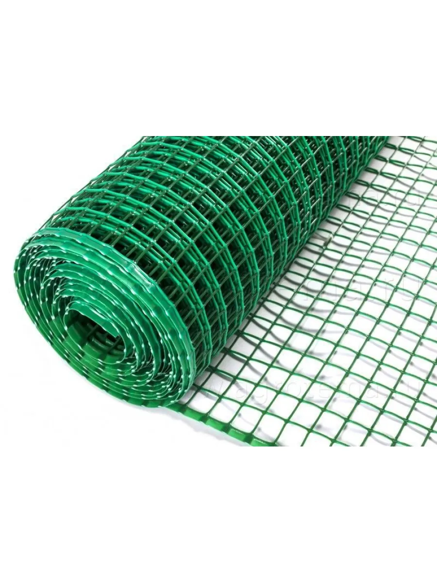 Решетка садовая ячейка 20х20мм, 1х10 м, Хаки 