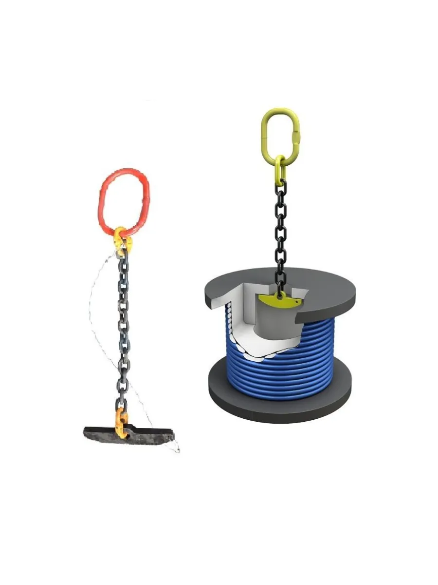 Захват для барабана с цепным стропом (вертик. подъем)  2,0 тн 5 ЗСК2