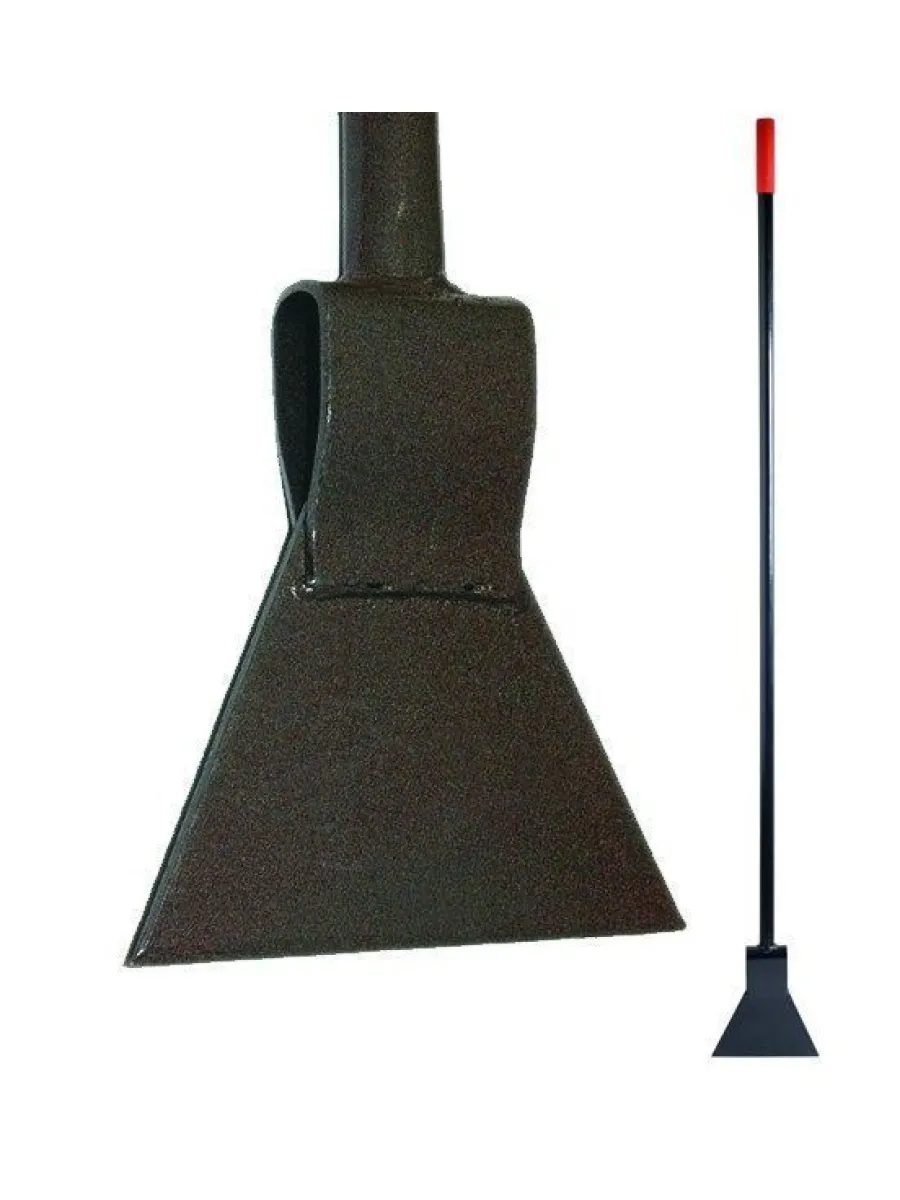 Ледоруб-топор 125 мм 1,7кг кованный, металлический черенок 1450 мм