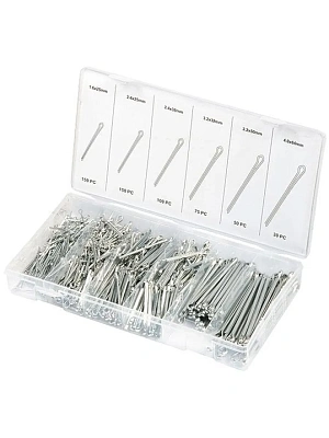 Набор шплинтов S головки (555 предметов) СИБРТЕХ