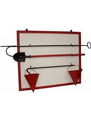 Щит пожарный металлический открытый без комплекта (1210х1100мм)