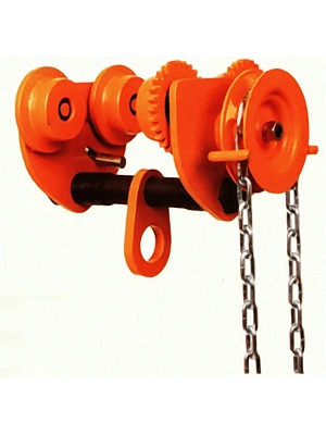 Тележка для Тали с цепным приводом г/п 1,0тн Н=3м (балка 75-125мм)
