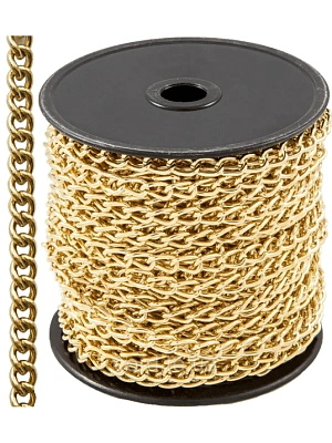 Цепь декоративная "Сантехническая" 2,1 мм (золото)
