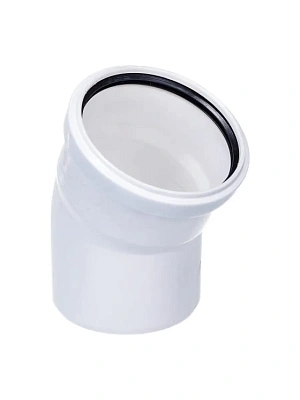 Отвод малошумный 110х30º