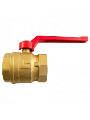 Кран шаровый лат муфт г/г рычаг 11б27п1 Ду 40