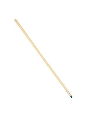 Черенок для метлы с деревянной резьбой 25х1250/1200 мм