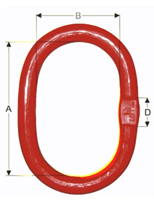 Звено овальное ОВ А-342 SL -91 г/п  2,0-2,2 тн 8 кл (1/2") FORCE LIFTING