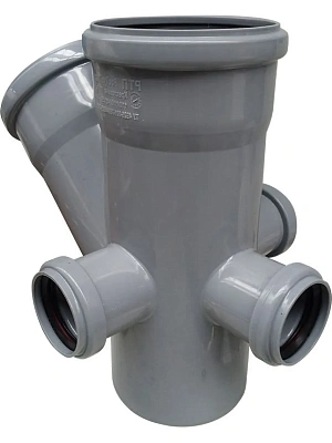 Крестовина двухплоскостная 110х110х45ºх50х50х50 (левая+правая+тыл)