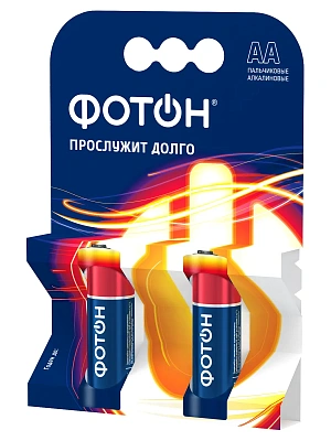 Элемент питания ФОТОН АА 1.5V LR6 ОР2 (упаковка 2шт.)