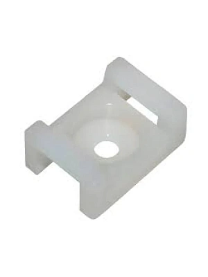 Площадка монтажная под винт ПМО 15х10 белый (упак.100шт)