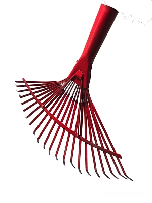 Грабли веерные 20-зубые пластинчатые п/о, без черенка