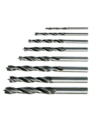 Набор сверл по дереву 3-4-5-6-7-8-9-10 мм цилиндр хвостик SPARTA 8 шт.