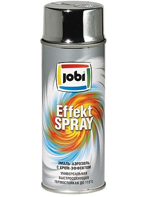 Эмаль аэрозольная с хром-эффектом золото (400 мл) JOBI