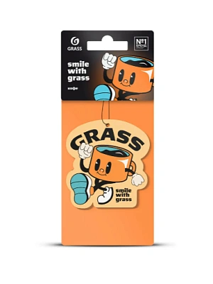 Ароматизатор воздуха картонный GRASS Смайл (кофе)