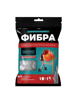 Фибра полипропиленовая CemFibra, пакет 150г