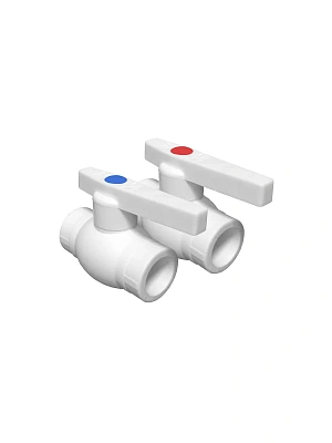 Кран полипропиленовый шаровый 63 Valfex полнопроходный